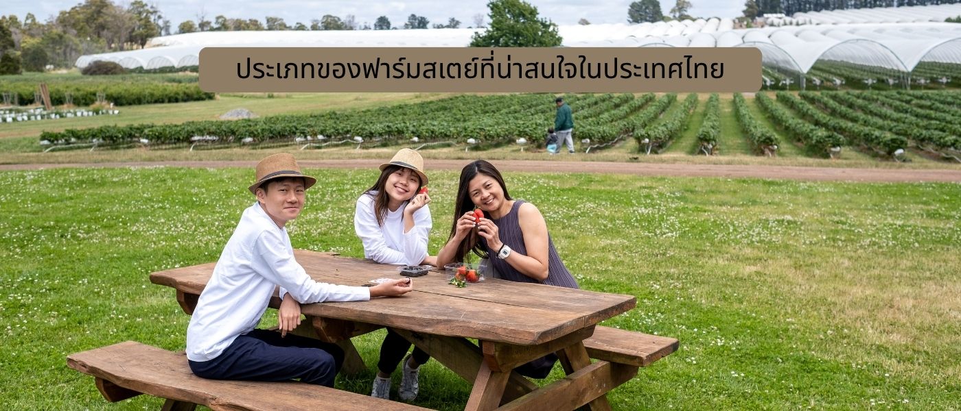 ประเภทของฟาร์มสเตย์ที่น่าสนใจในประเทศไทย